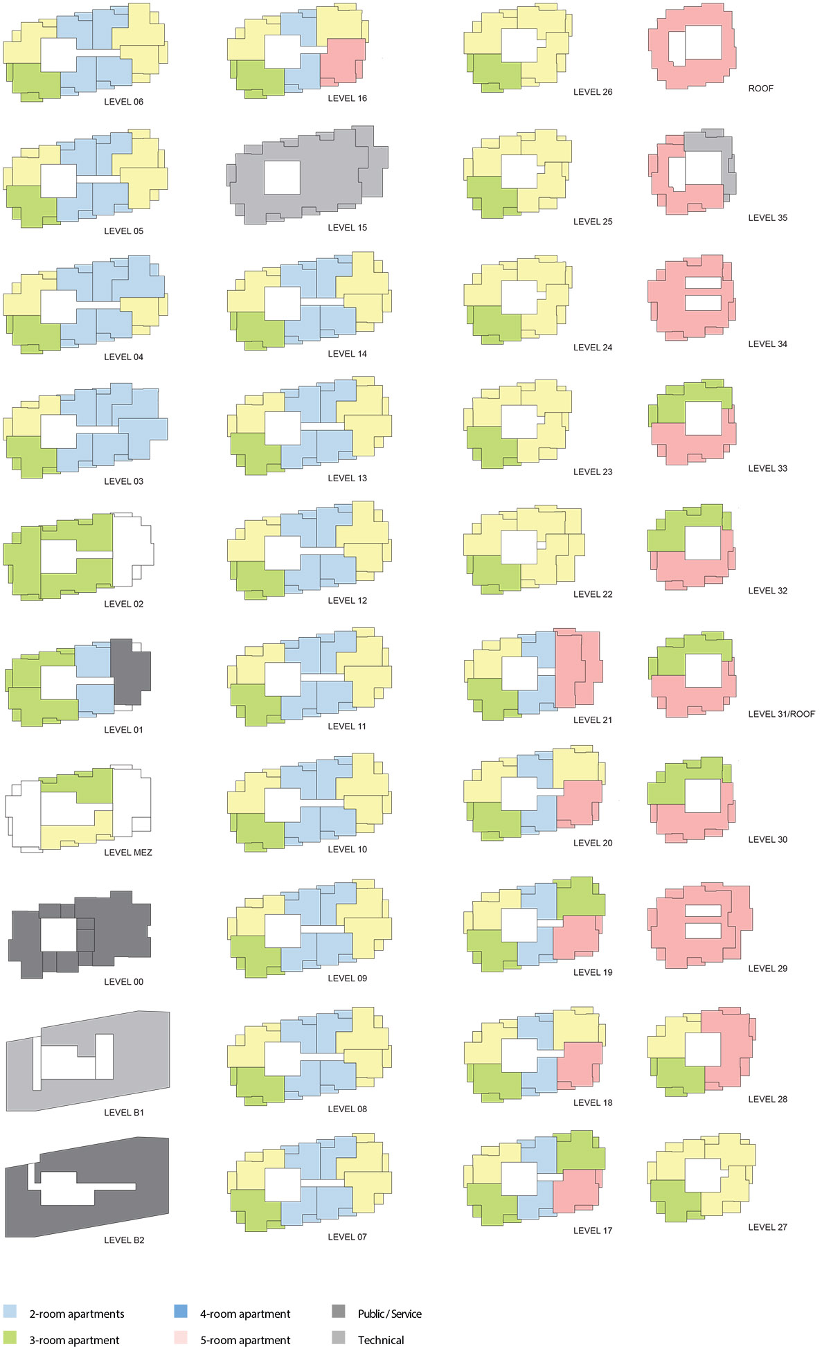 OMA completes Norra Tornen tower in Stockholm with stack of mega residential units