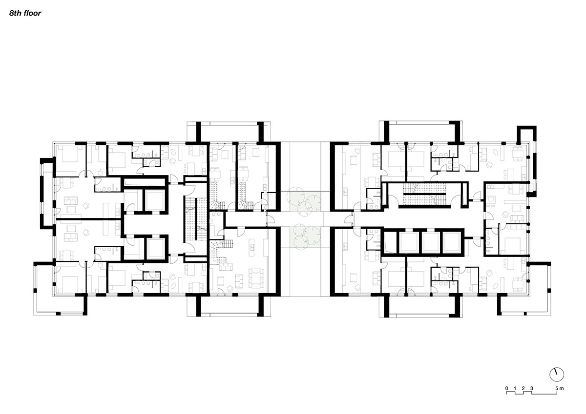 NOA en Atelier4 ontwerpen een nieuwe Tirana-toren met een stapel archetypische dorpshuisstukken 