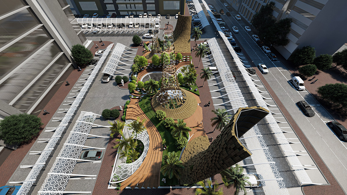 Reparametrize Studio re-generates smart outdoor urban spaces for extreme climates in Abu Dhabi