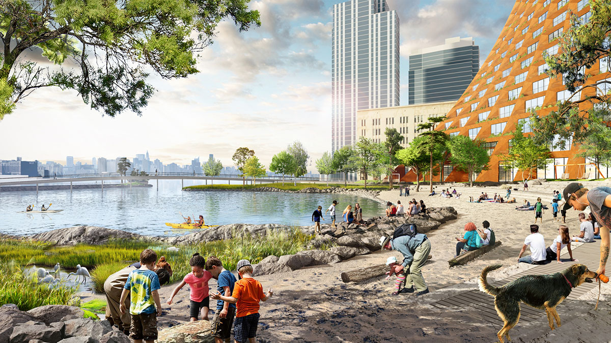 BIG and Field Operations design River Street Waterfront Masterplan in Brooklyn