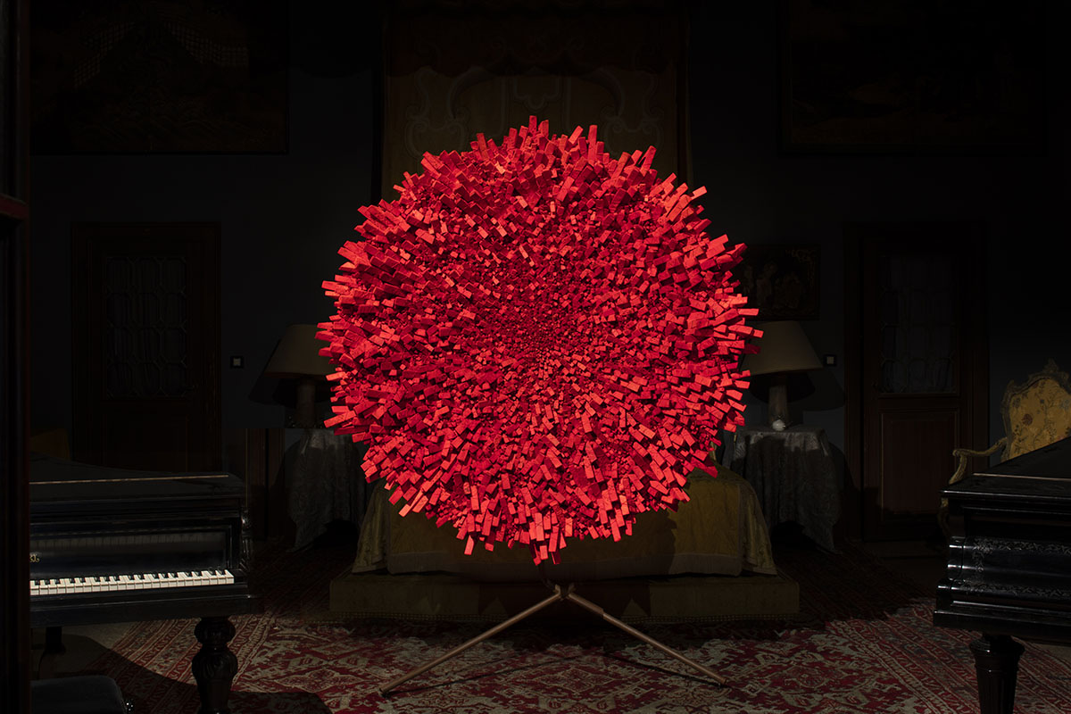 Stefano Boeri designs site-specific pavilion made of Korean paper-folding technique in Venice