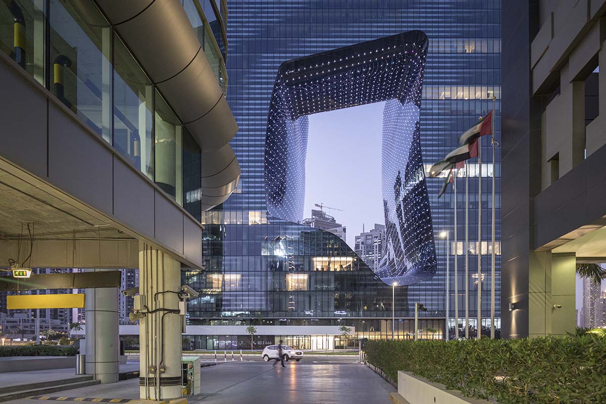 Zaha Hadid Architects' Opus Hotel in Dubai recaptured in photographs by Laurian Ghinitoiu