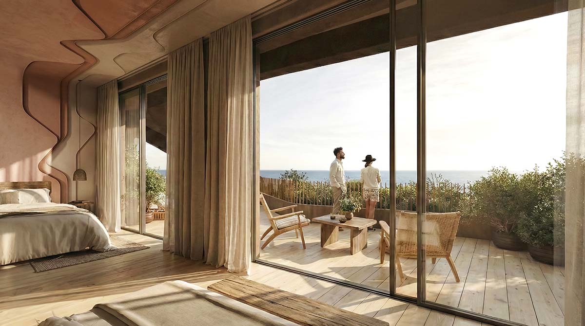 NOA blends earthy elegance with enchanting hillscapes for Berdenesh Hills in Saranda, Albania