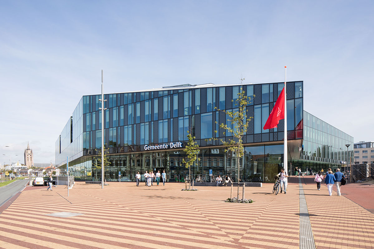 Mecanoo completes Delft City Hall and Train Station in the Netherlands