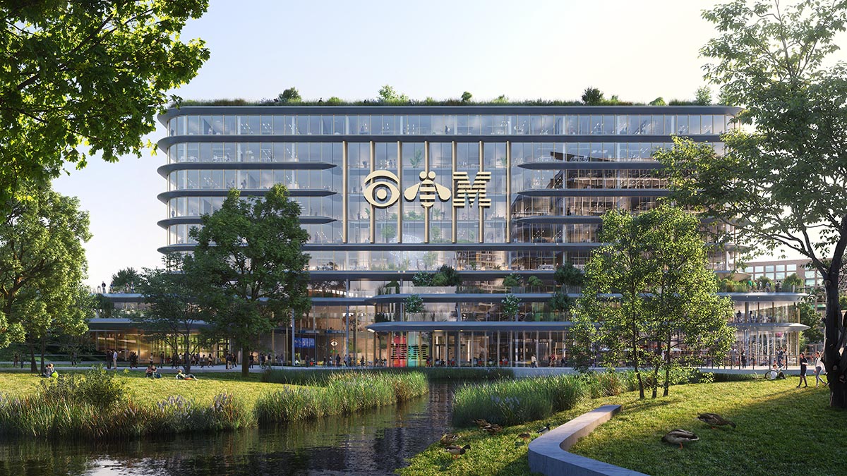 Компания Powerhouse представляет дизайн штаб-квартиры IBM в Амстердаме 