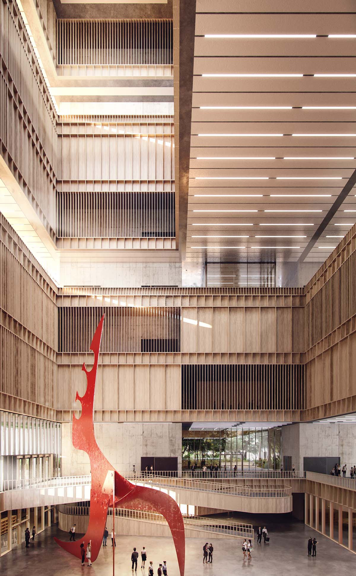 Mecanoo unveils its competition proposal for Bao&rsquo;an Public Culture and Art Center in Shenzhen