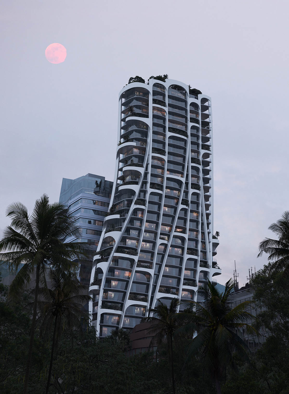 MAD unveils its twisting mixed-use Qondesa tower, set to become Quito’s tallest building