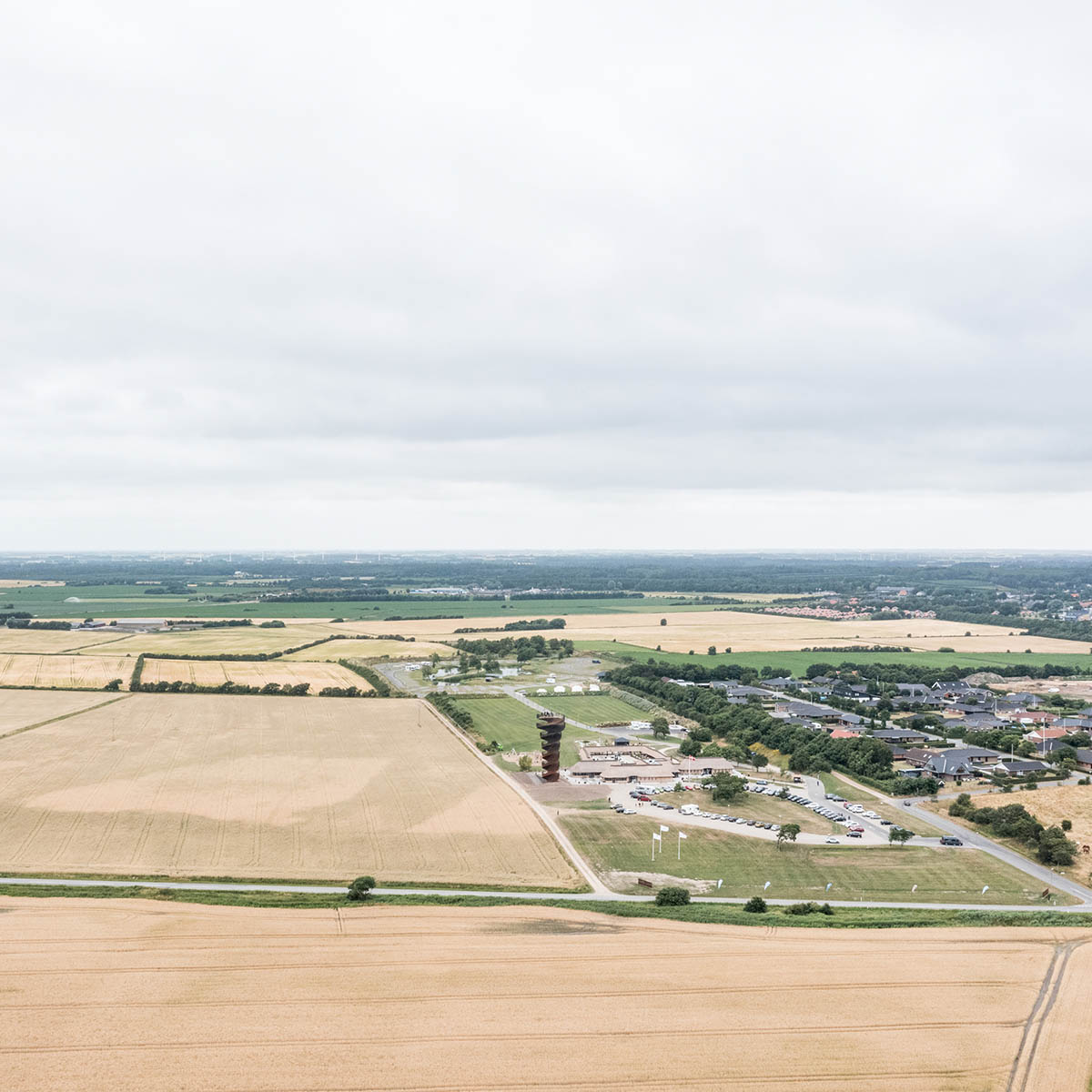 BIG completes corten steel double helix observation tower in Denmark&rsquo;s Wadden Sea National Park
