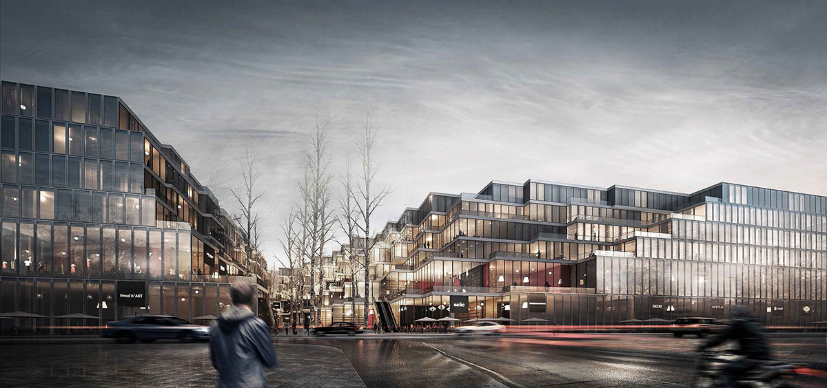 BAD proposes dramatic pixelated mass for a new mixed-use project in Beirut