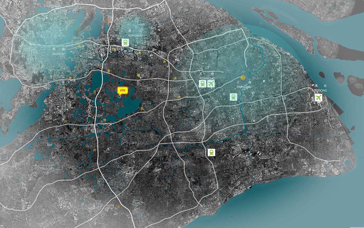 y.ad studio converts office building into a light-filled conference center in Kunshan