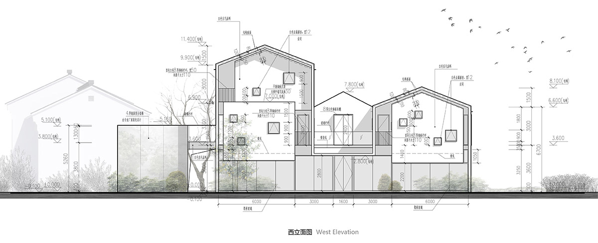 Wutopia Lab creates continuous shell for White Suzhou Section Homestay in China 