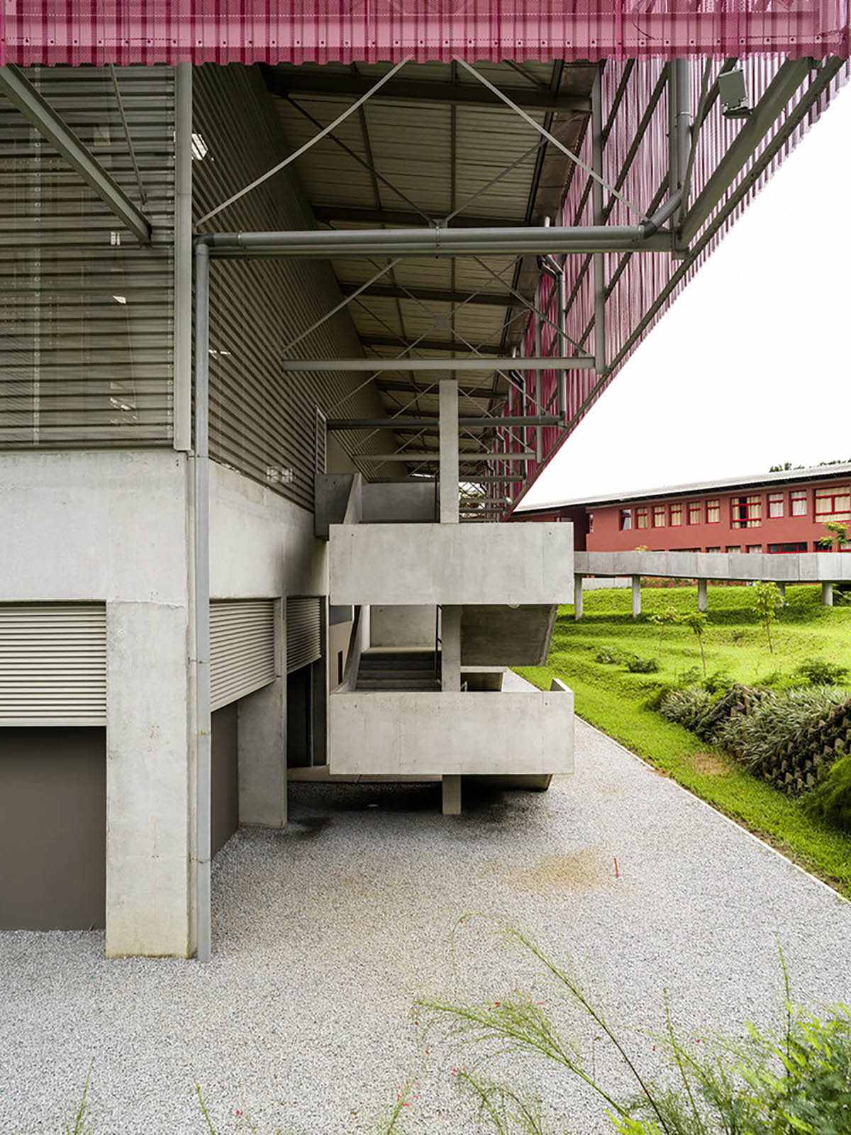 Blaise Pascal high school gymnasium by Koffi & Diabat&eacute; Architectes