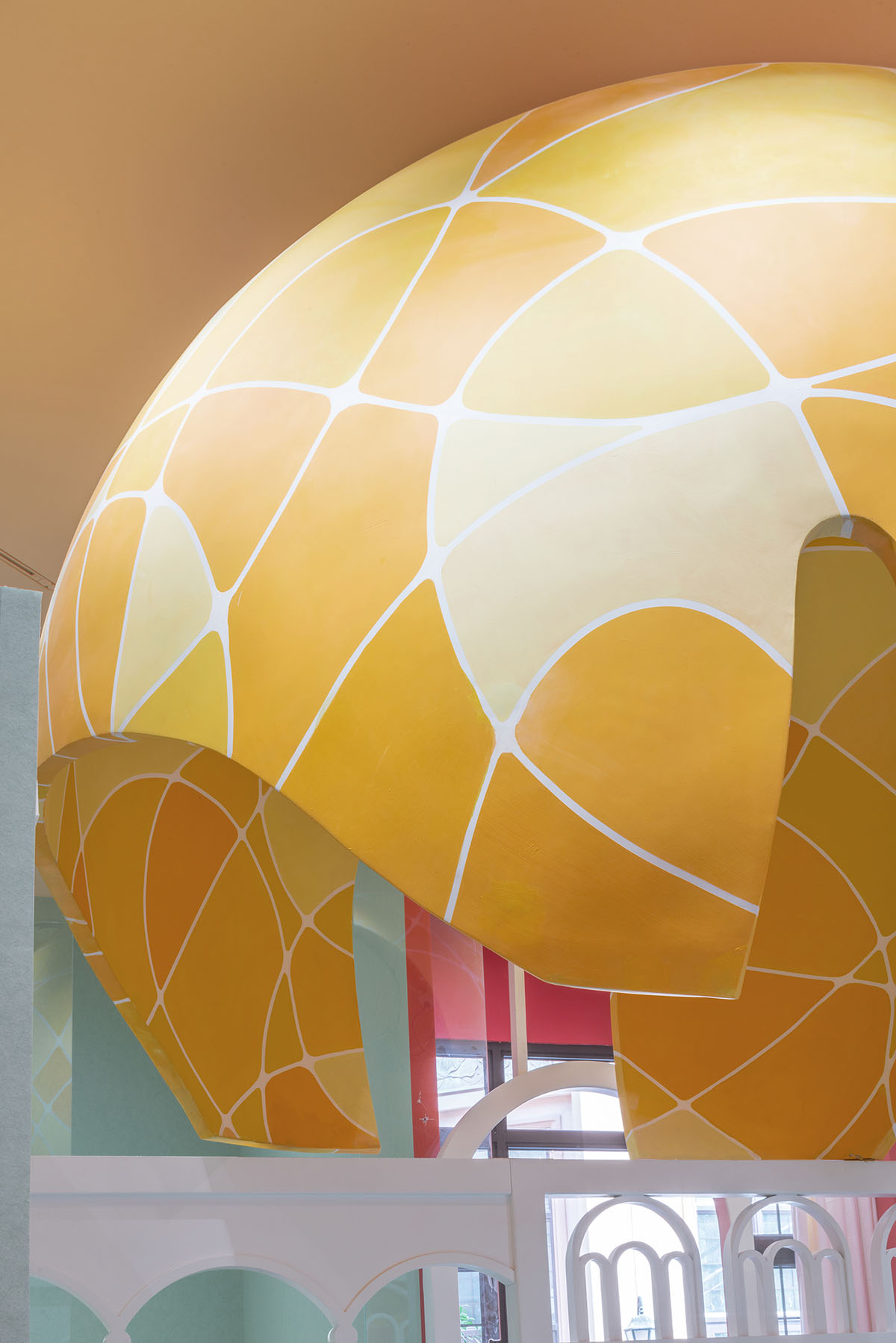 X+Living completes family-friendly restaurant with colourful patterns in Shanghai