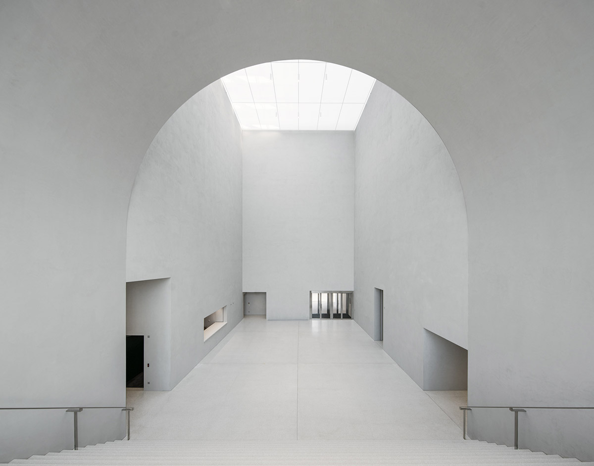 Sharp lines and introverted façade form Musée cantonal des Beaux-Arts de Lausanne by Barozzi Veiga