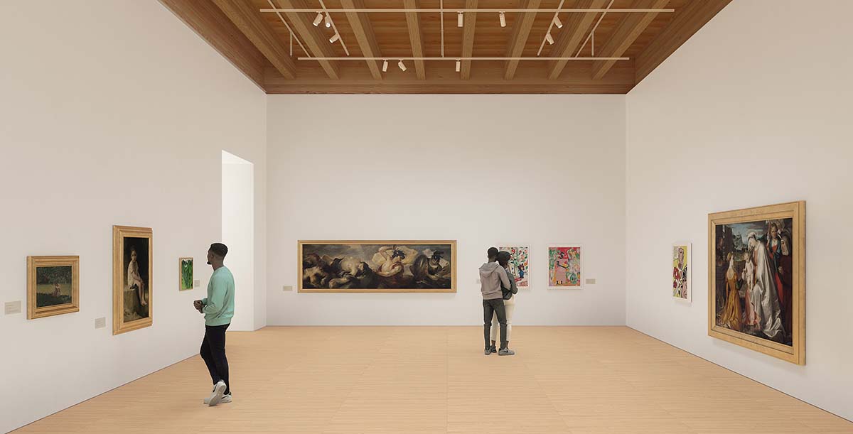 New renderings and construction updates released for Memphis Brooks Art Museum in Mississippi