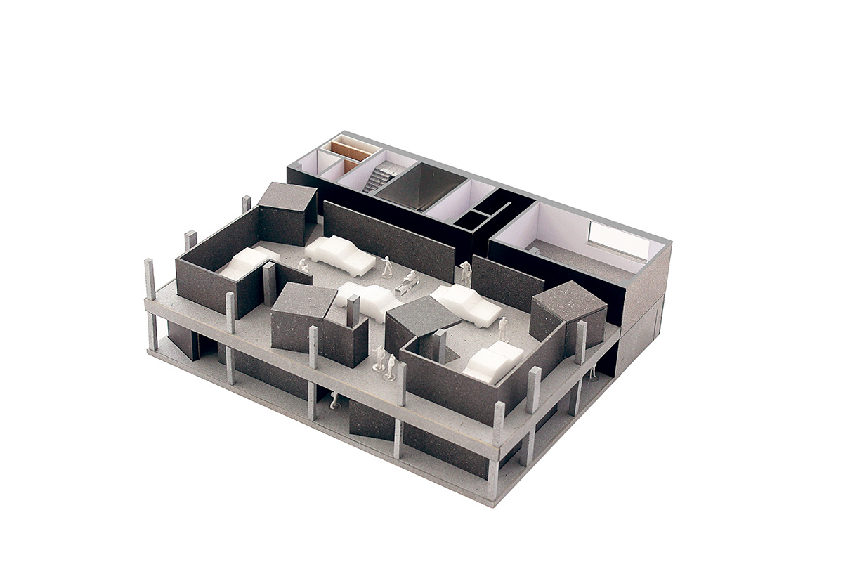 OMA / AMO's new Hundai's Genesis showroom presents cars like 