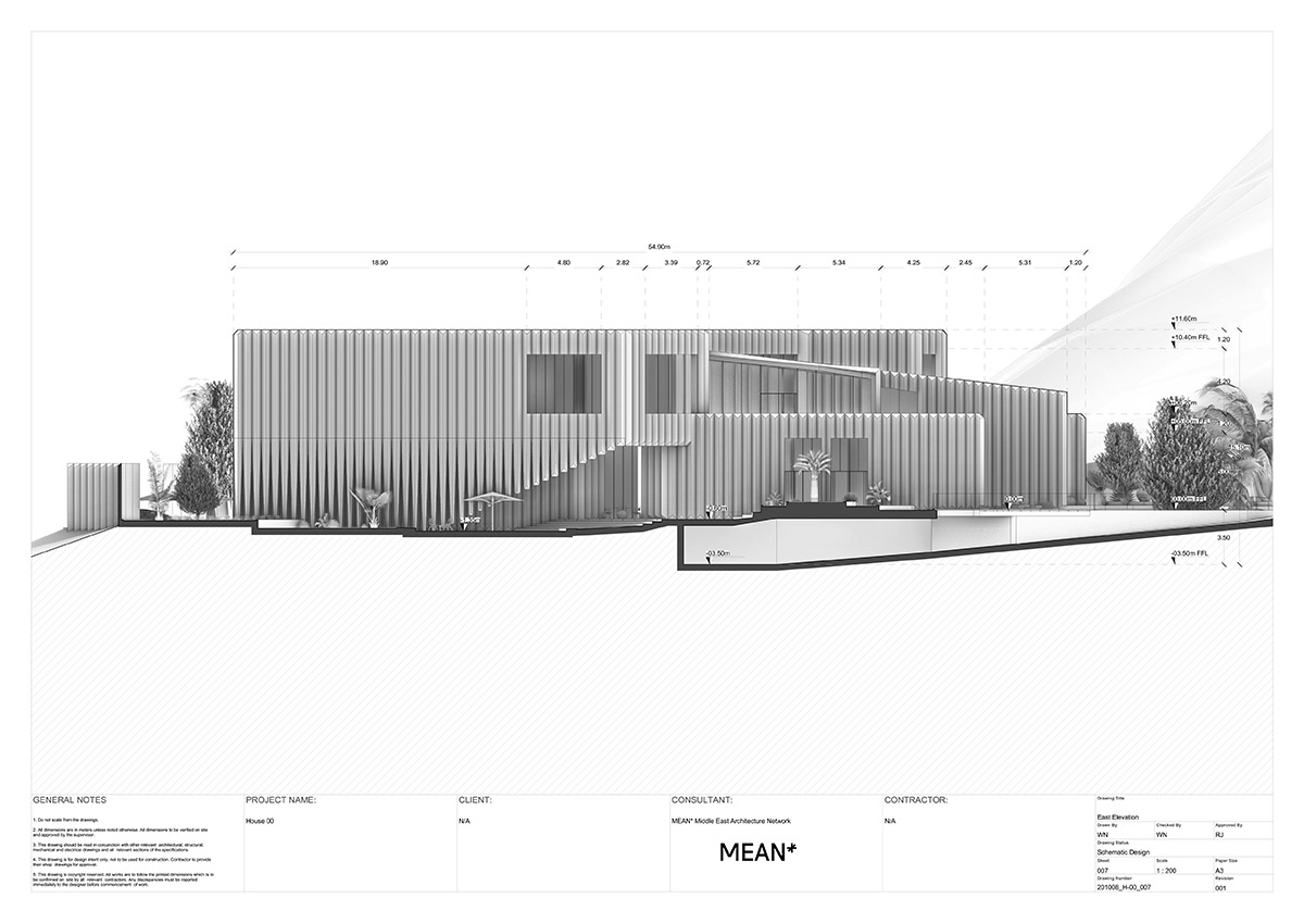 MEAN* designs retreat with sculptural limestone façade to escape from busy city life in UAE