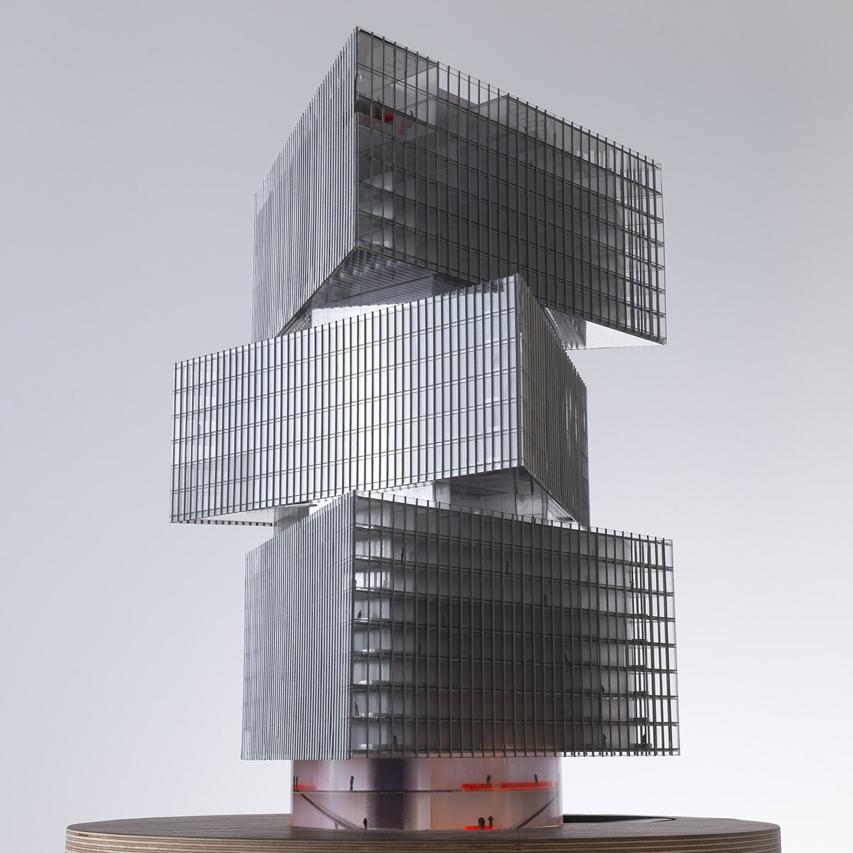 OMA's Nhow Amsterdam RAI hotel takes shape with mega triangular volumes