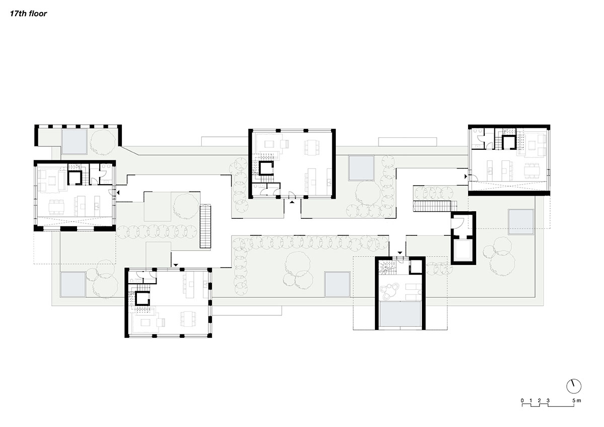 NOA en Atelier4 ontwerpen een nieuwe Tirana-toren met een stapel archetypische dorpshuisstukken 