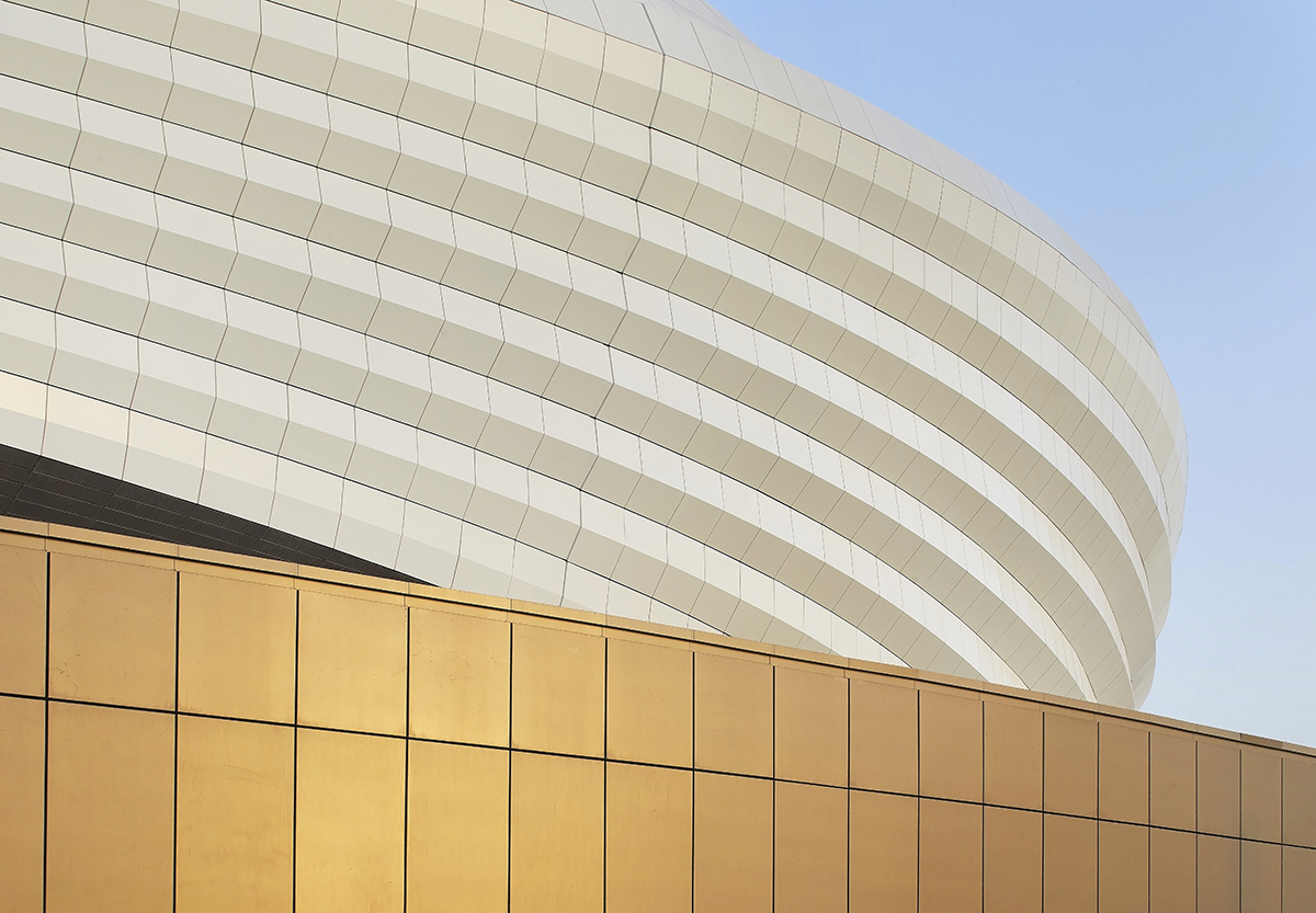 Zaha Hadid Architects' Al Janoub Stadium opens for World Cup in Qatar