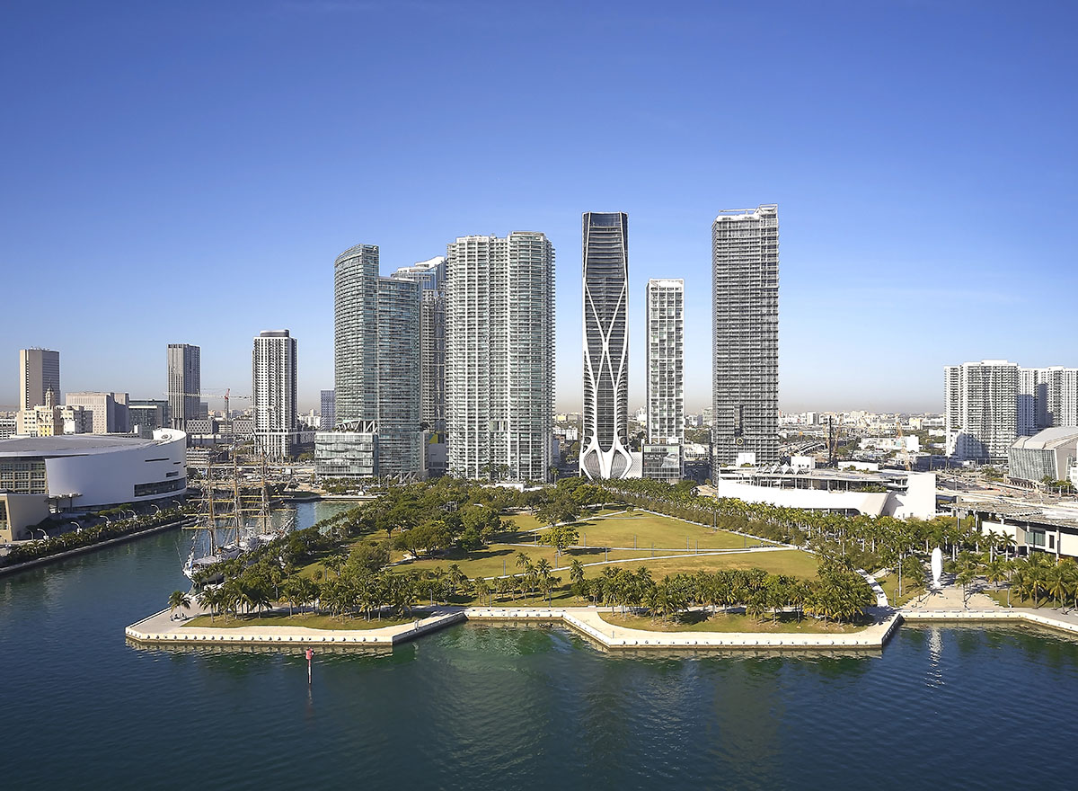 Zaha Hadid Architects' One Thousand Museum photographed by Hufton+Crow