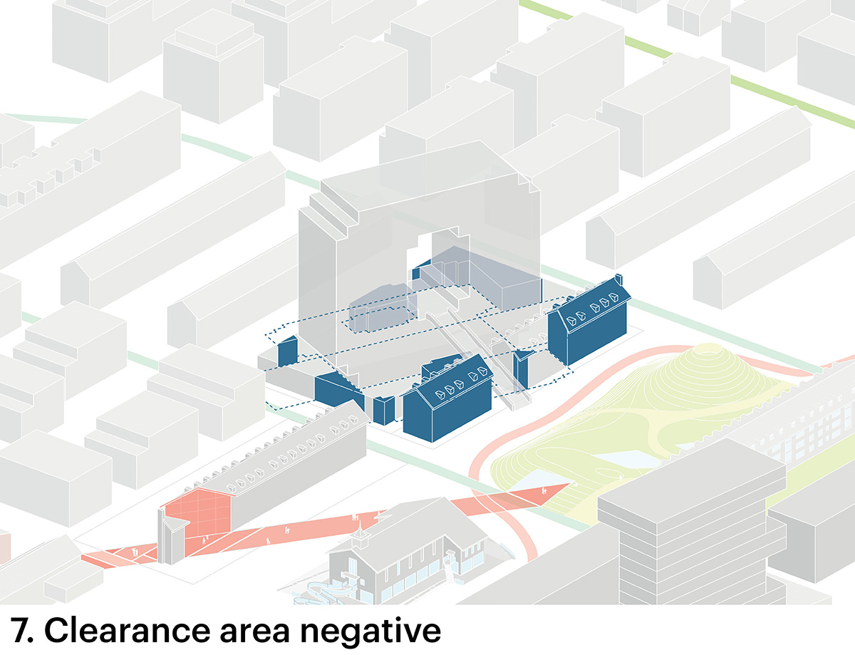 MVRDV reveals blue-colored letter-shaped apartment building in Mannheim