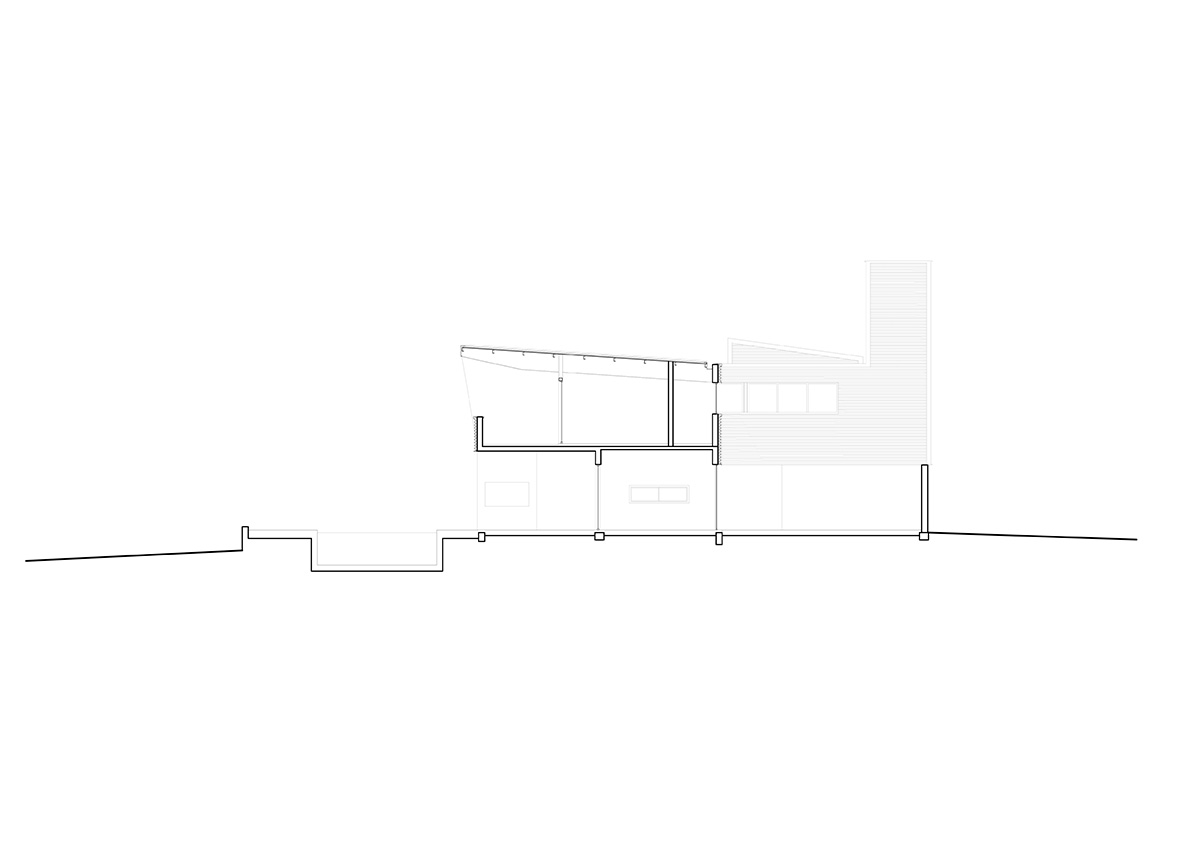 Además Arquitectura completes weekend house made from black corrugated metal sheets