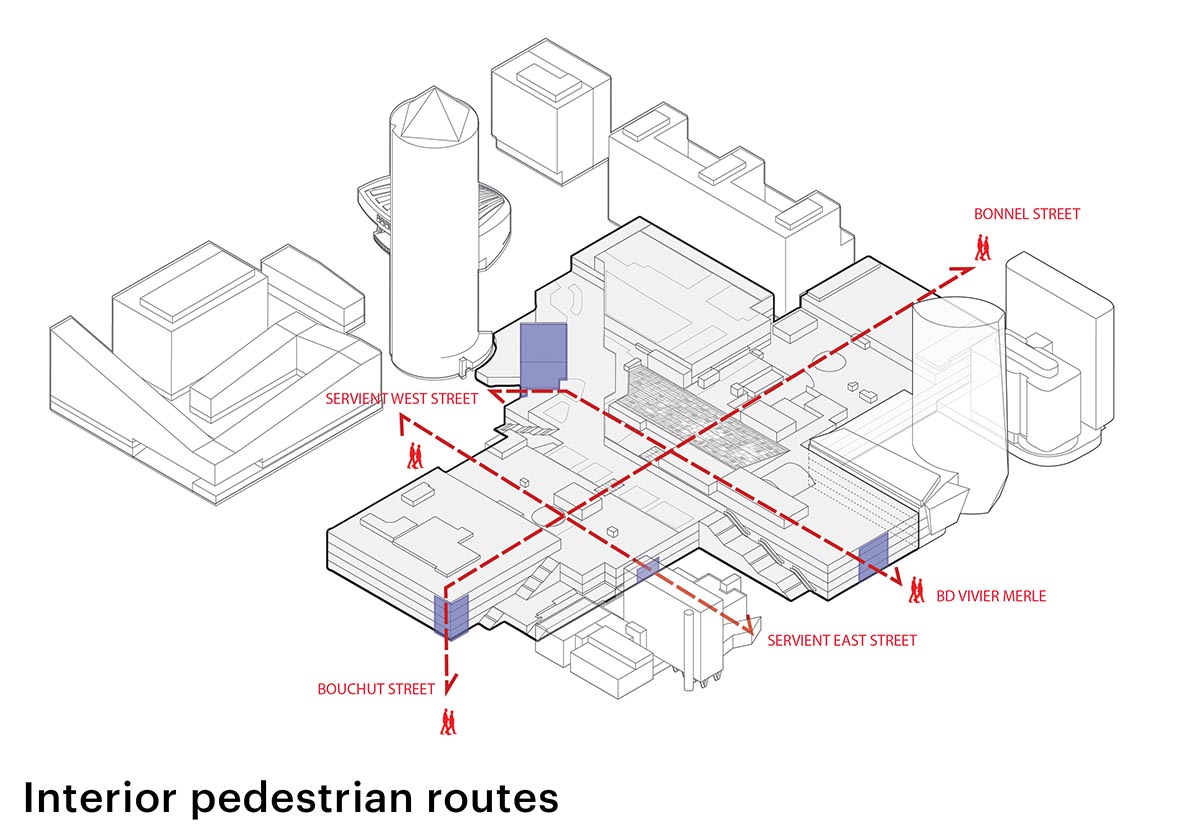 MVRDV completes transformation of Lyon’s historic shopping centre with a lace-looking façade