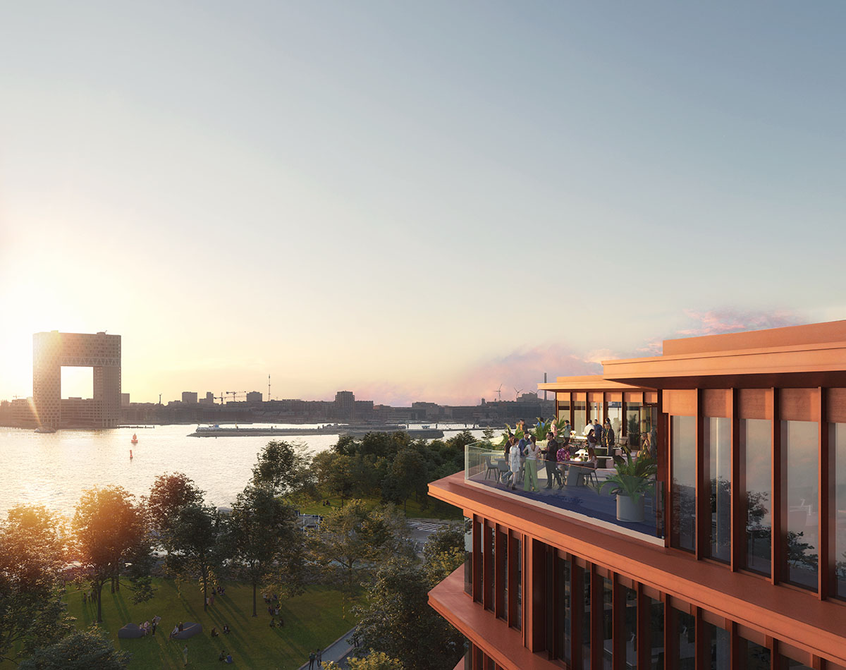 Powerhouse Company reveals design for new mixed-use building in Amsterdam 