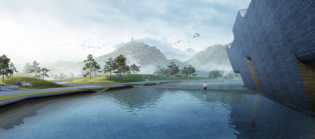 UAD and Architectural Design & Research Institute of Scut design for Da Yu Memorial Hall in China