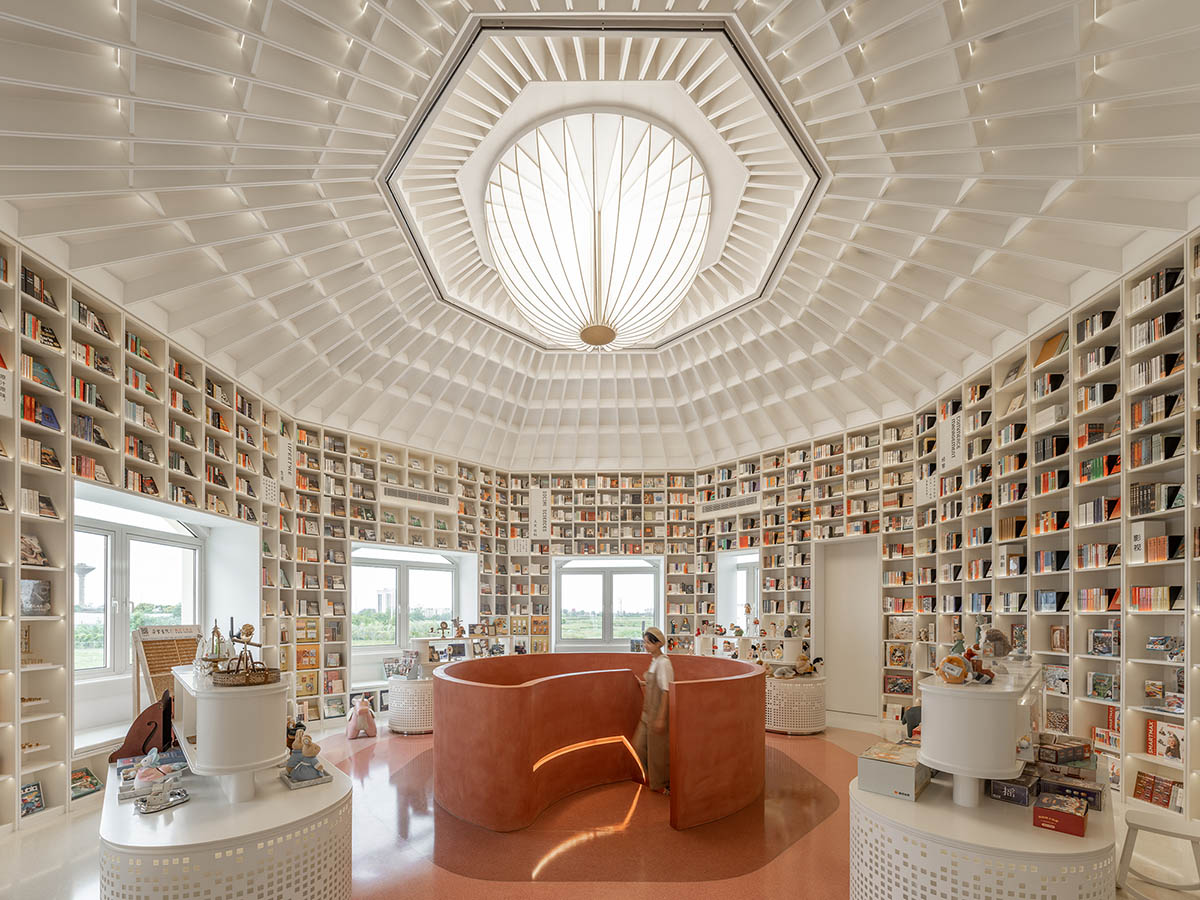 Wutopia Lab creates fairytale-like interiors for a bookstore in Jiangsu, China