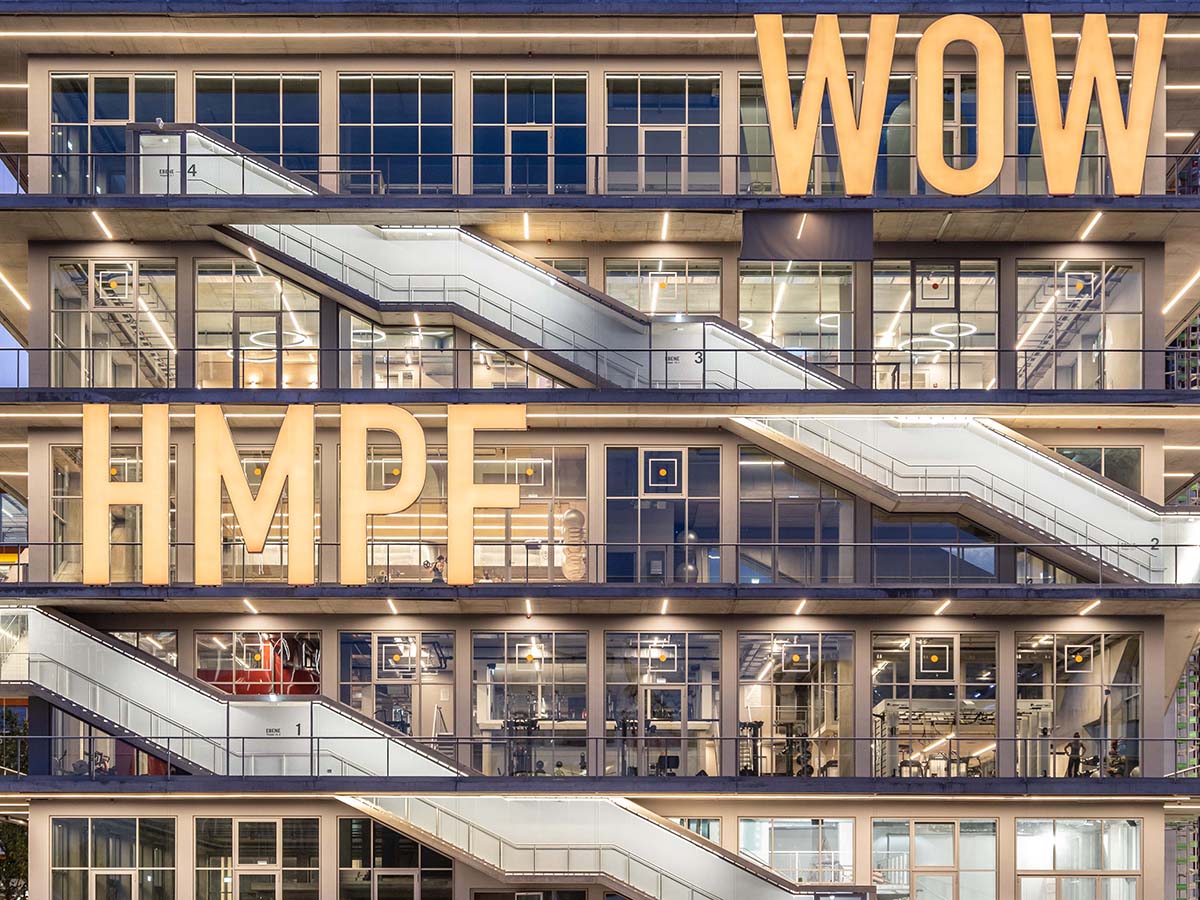 MVRDV's WERK12 building in Munich features expressive art façade addressing to German comics