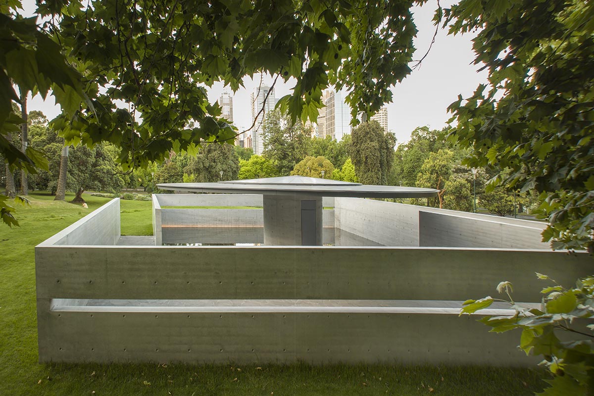 Tadao Ando unveils MPavilion creating