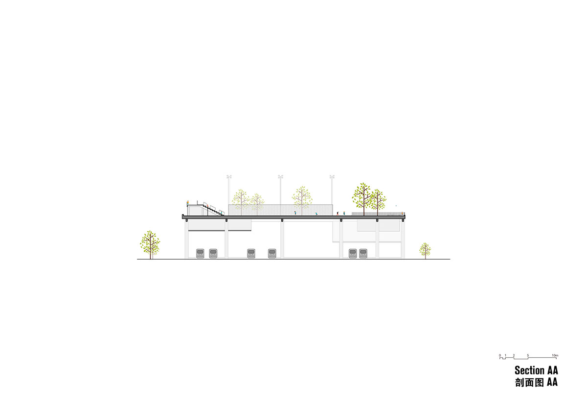 Crossboundaries converts old unused rooftop into a 1.2-km-long recreational urban strip in Shenzhen