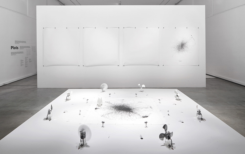 This exhibition combines automation and architecture to explore the potentials of generative drawing