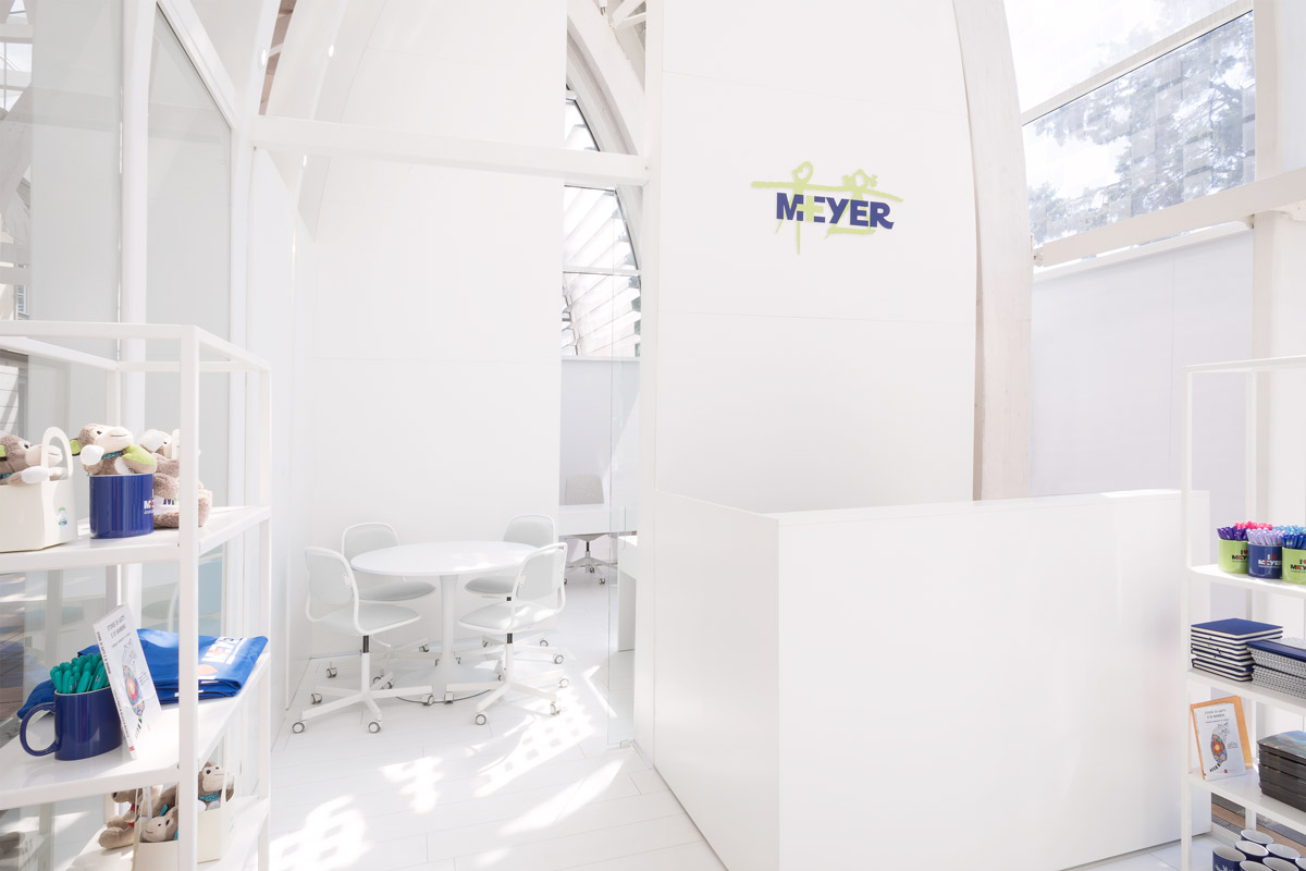 Margine created a tree-like pavilion for Meyer Pediatric Hospital Foundation in Florence