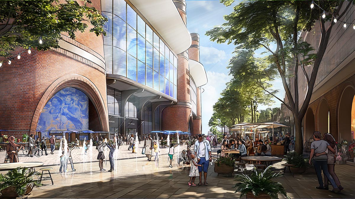 New Birmingham City FC Stadium to feature twelve brick chimneys, celebrating the city's heritage