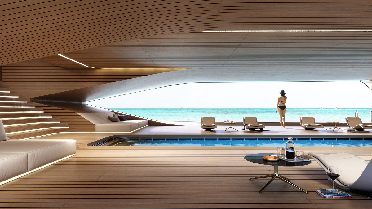 Mexican Architect Fernando Romero designs superyacht for the Italian brand Benetti