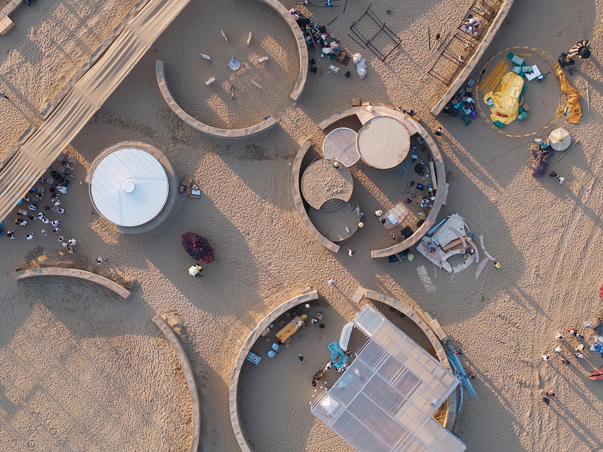 MAD Architects blends art and architecture for a public art project at 2024 Aranya Theatre Festival