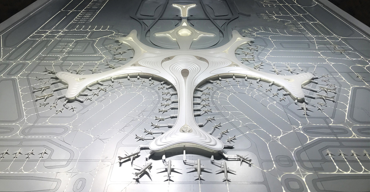 MAD Architects' snowflake-like Harbin Airport T3 will land on wintry landscape of Harbin