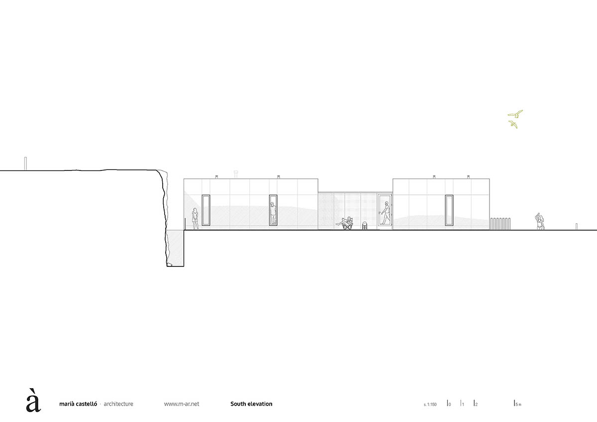 Marià Castelló Architecture completes family house with on a hilly topography in Spain 