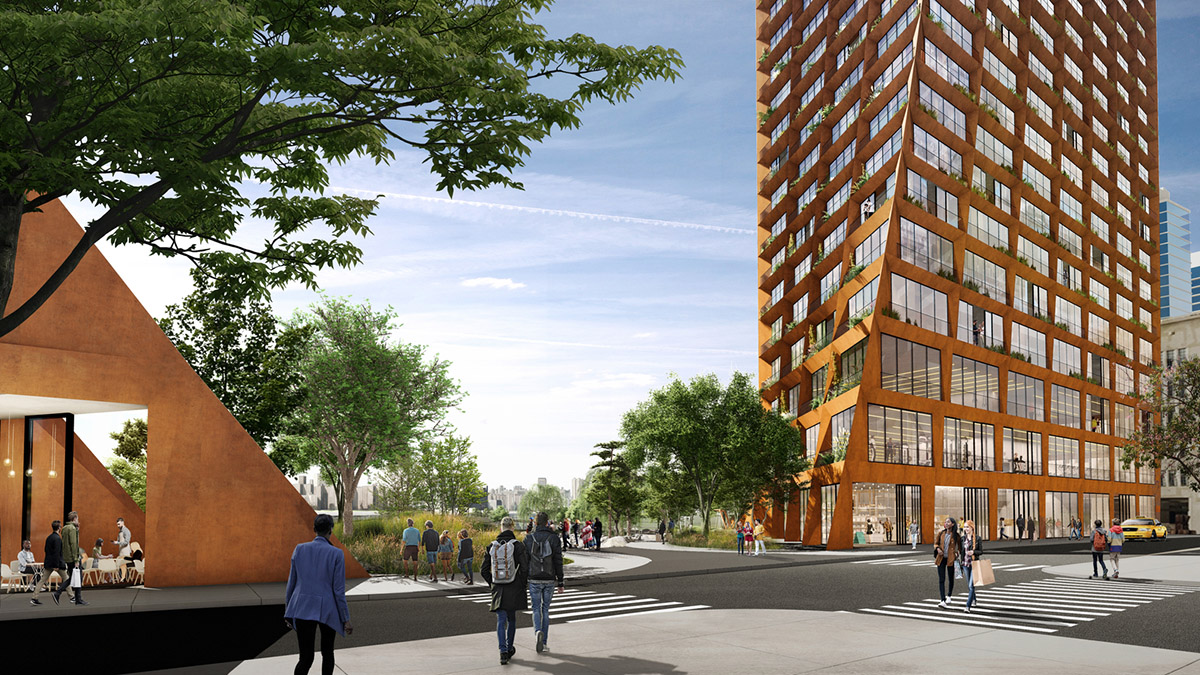BIG and Field Operations design River Street Waterfront Masterplan in Brooklyn