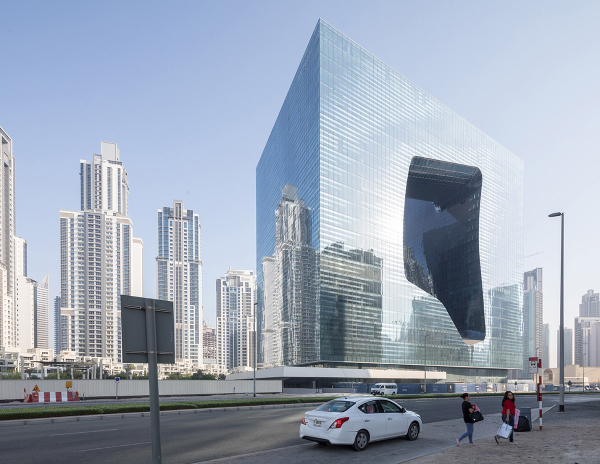 Zaha Hadid Architects' Opus Hotel in Dubai recaptured in photographs by Laurian Ghinitoiu