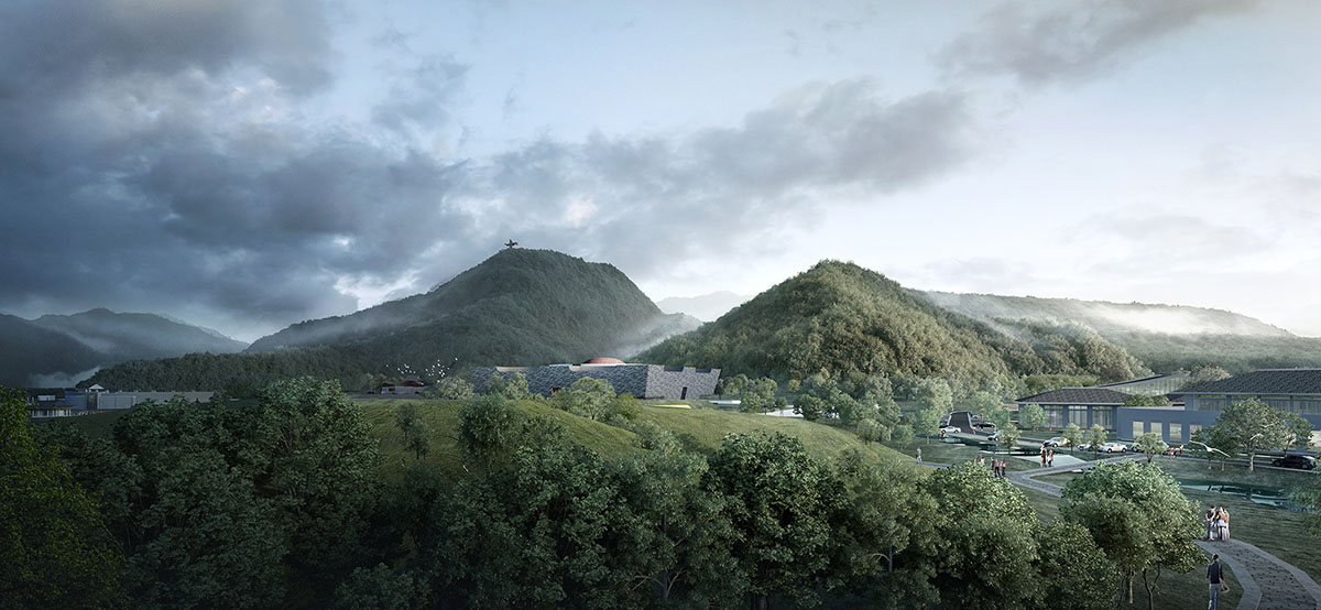 UAD and Architectural Design & Research Institute of Scut design for Da Yu Memorial Hall in China