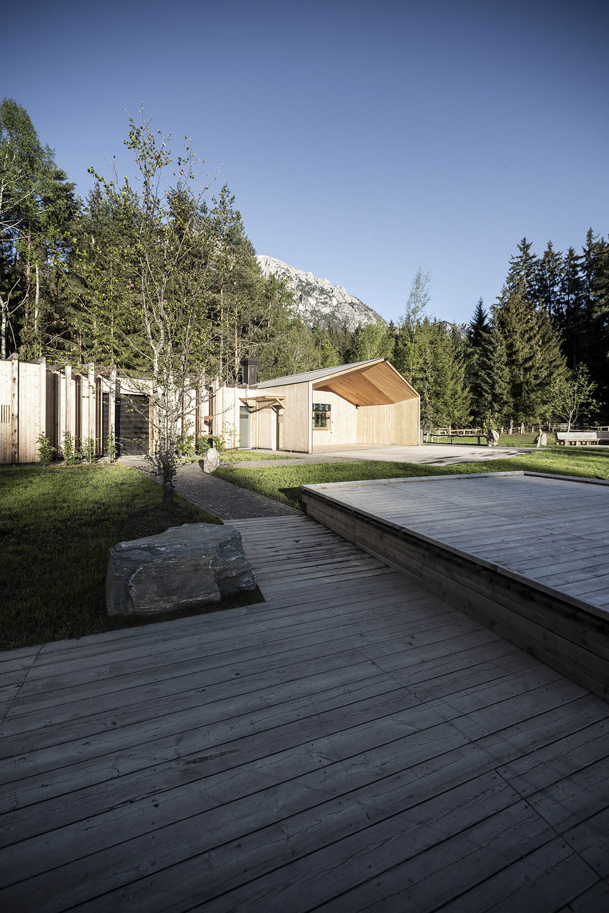 noa* network of architecture completes Lake House Völs in South Tyrol, Italy