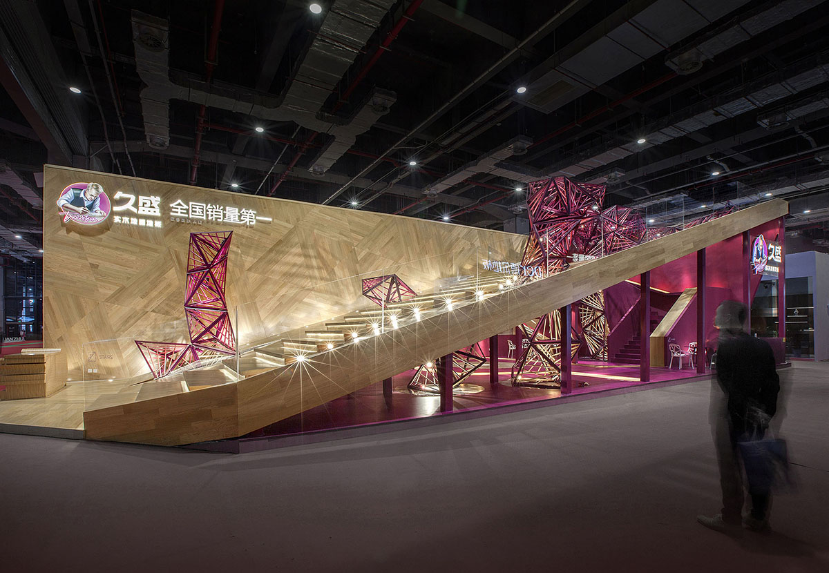 Towodesign creates geometric sculpture for Folding Garden in Shanghai