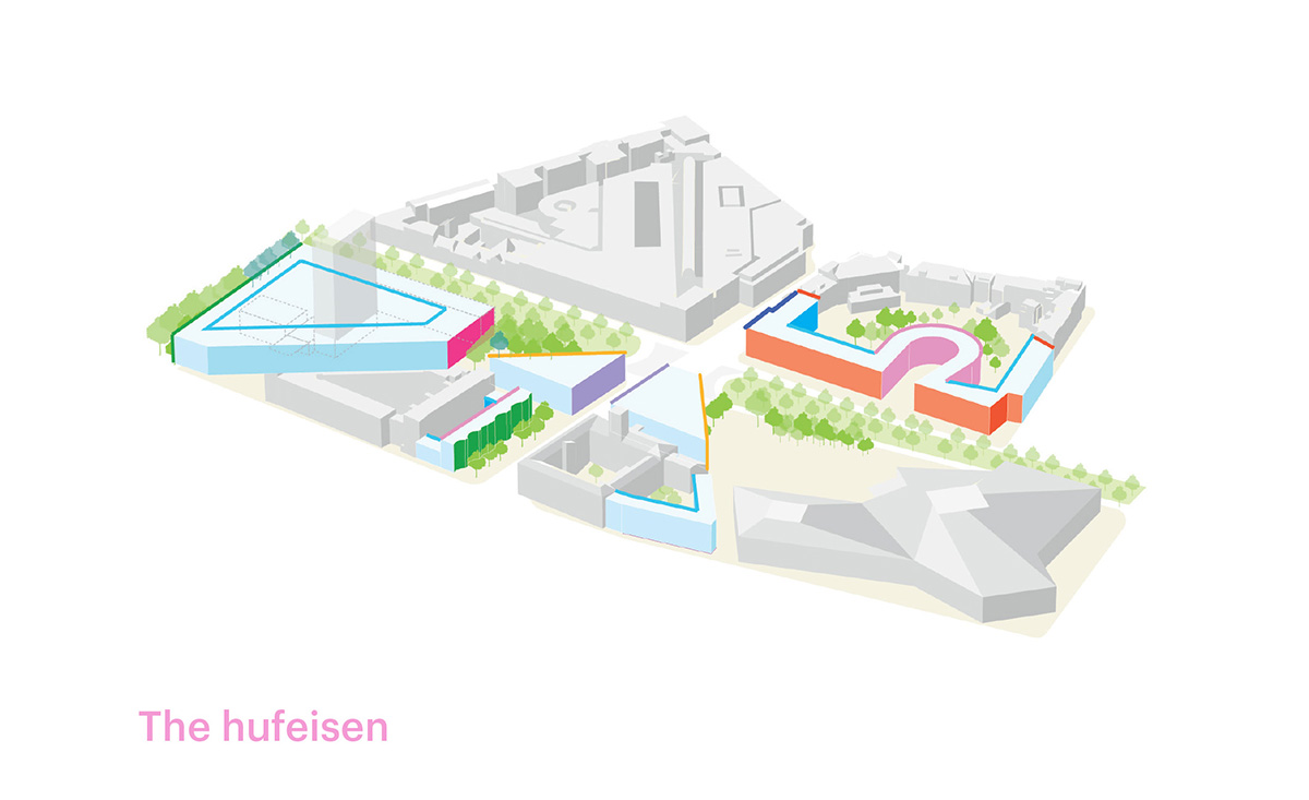 MVRDV unveils masterplan for Ettlinger Tor area which includes a reflective floating garden