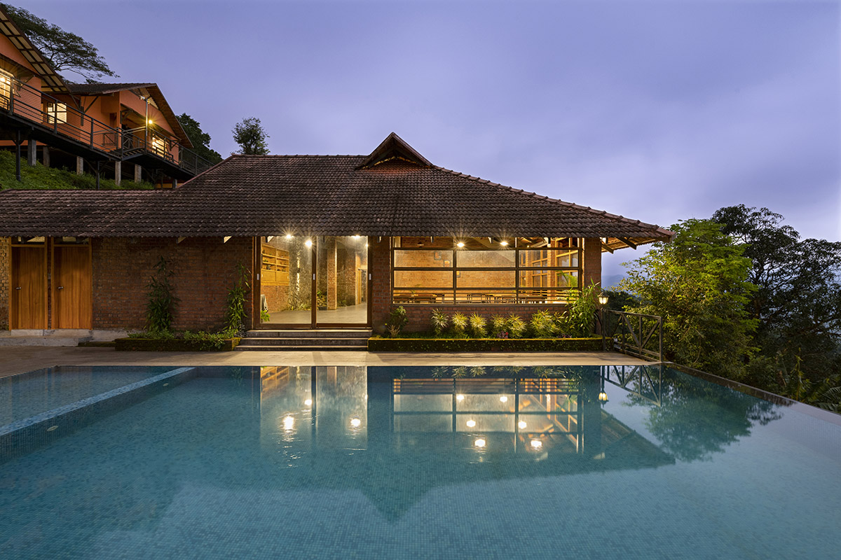Srijit Srinivas - ARCHITECTS completes resort with dispersed villas in the hills of Idukki, India