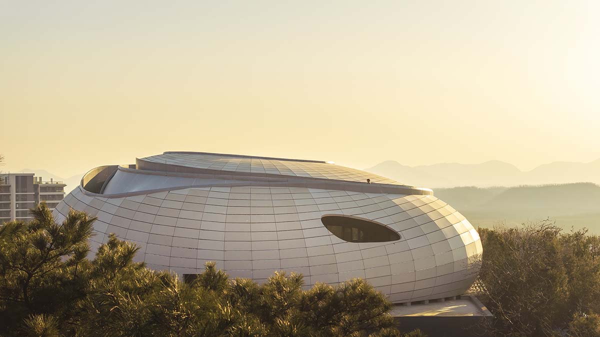 Wutopia Lab unveils The Rock at ancient spring town in Hebei, China