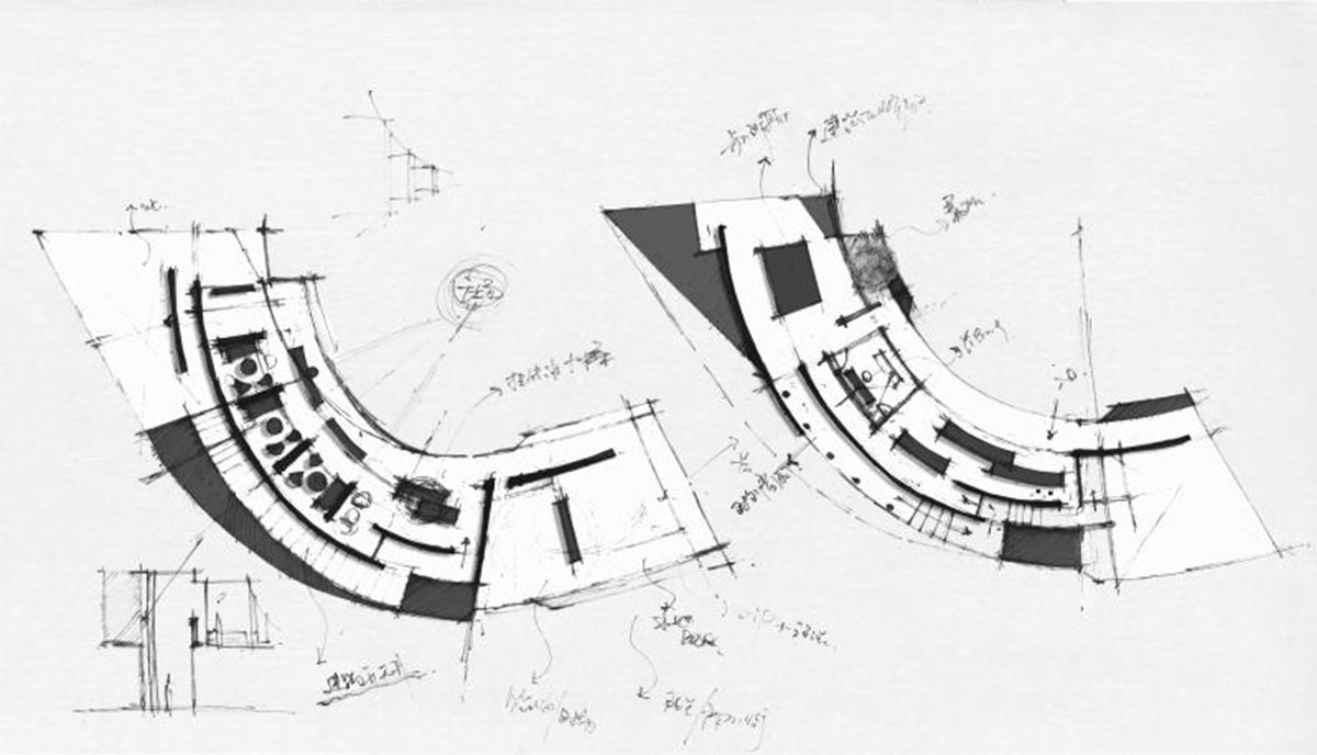 ONE-CU Interior Design Lab completes interiors of Xi'an Vanke - View Lake Sales Center in China